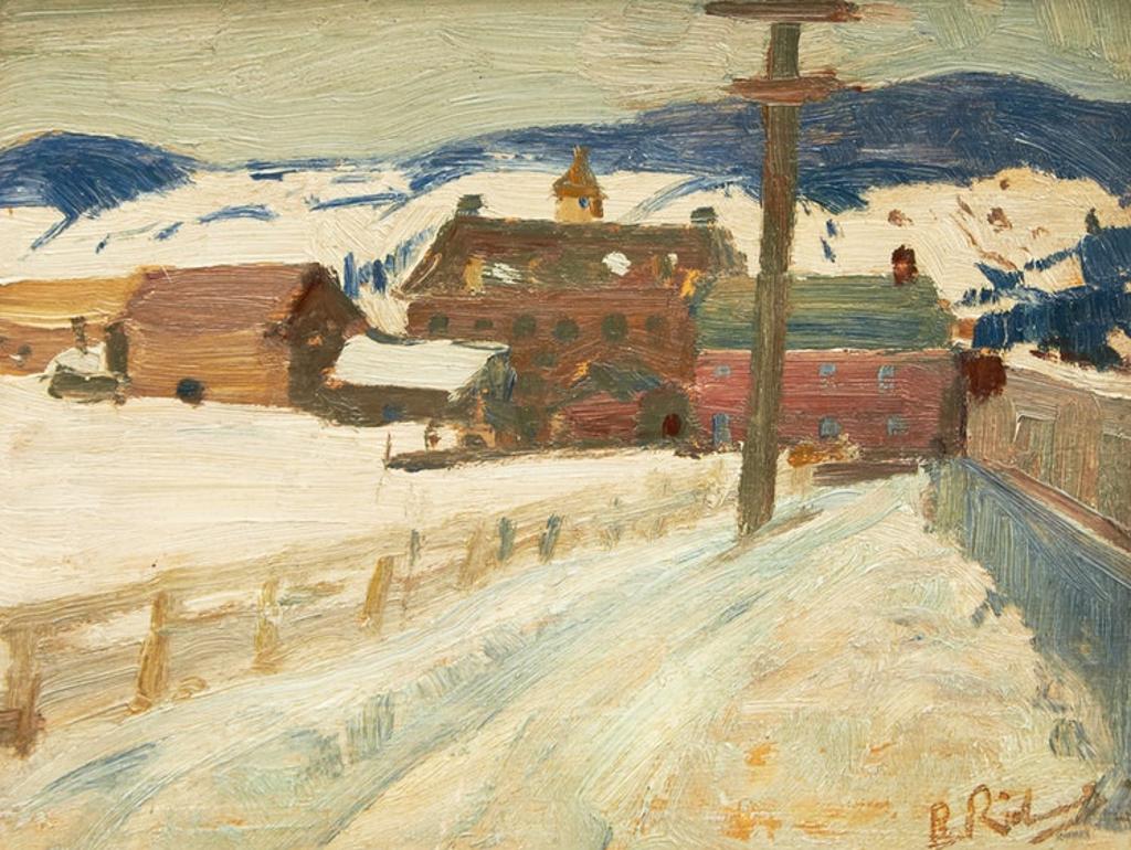 René Jean Richard (1895-1982) - Hiver à Baie St-Paul