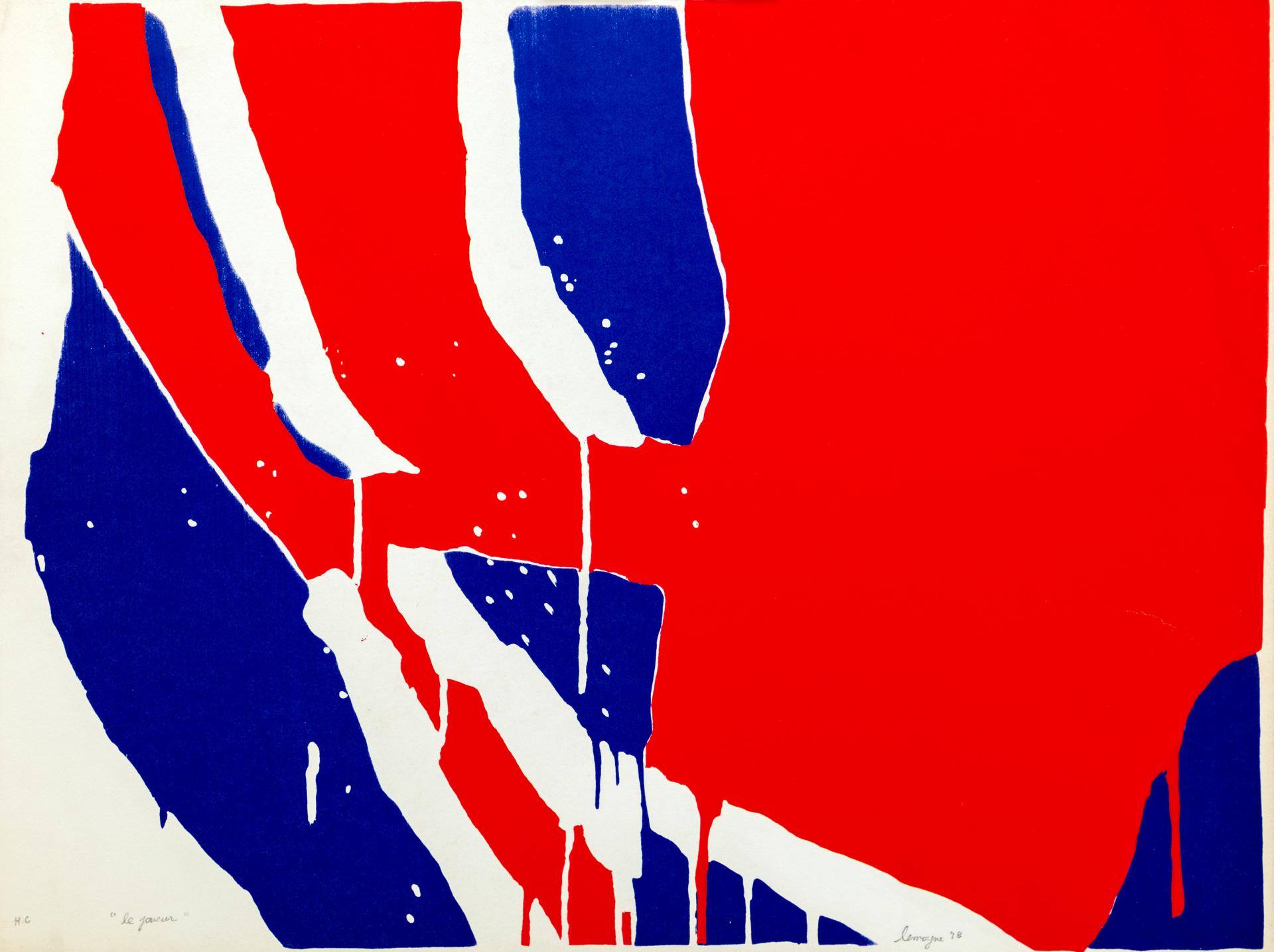 Serge Lemoyne (1941-1998) - Le joueur, 1978