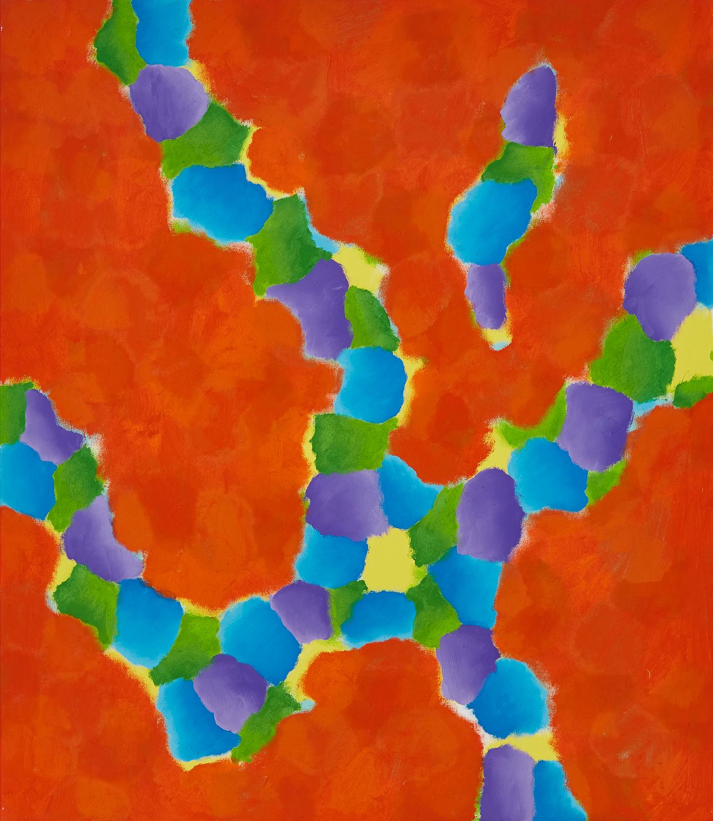 Gershon Iskowitz (1921-1988) - ORANGE BLUE-A, 1982-83
