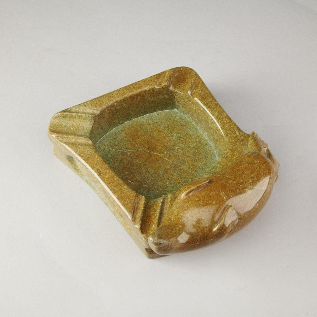 Davidee Itulu (1929-2006) - Ashtray Decorated With A Seal