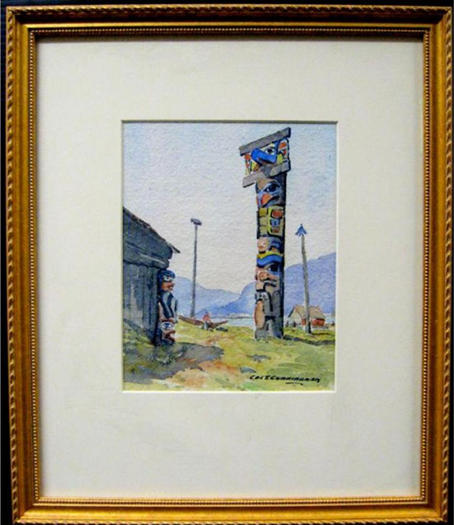 Cecil A. de Trafford Cunningham (1897-1973) - Totems And House