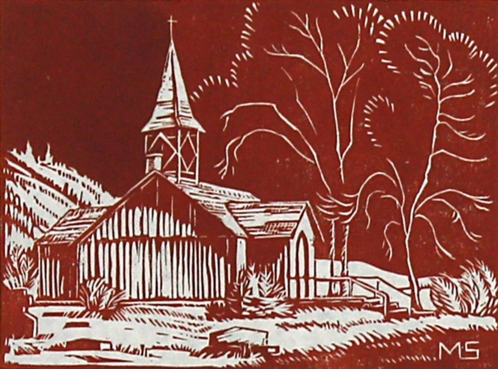 Margaret Dorothy Shelton (1915-1984) - The Millarville Church; 1981