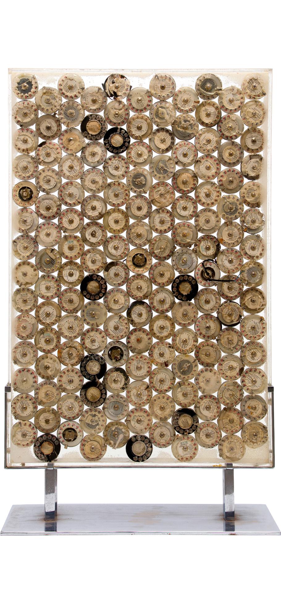 Armand Fernandez - Accumulation (cadrans de téléphone), 1971