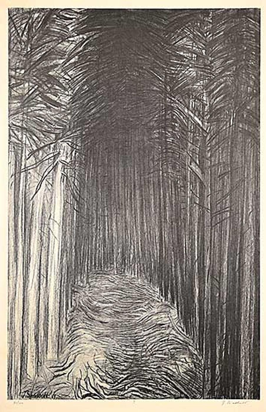 Jack Leaonard Shadbolt (1909-1998) - The Hornby Suite [Homage to Emily Carr] #3 #80/150