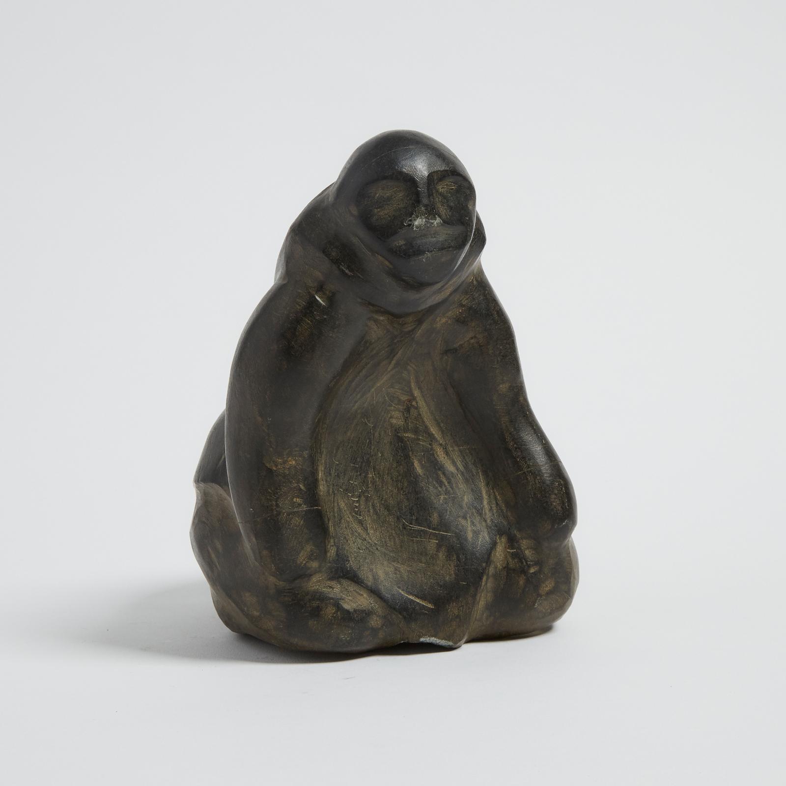 Barnabus Arnasungaaq (1924-2017) - Kneeling Figure