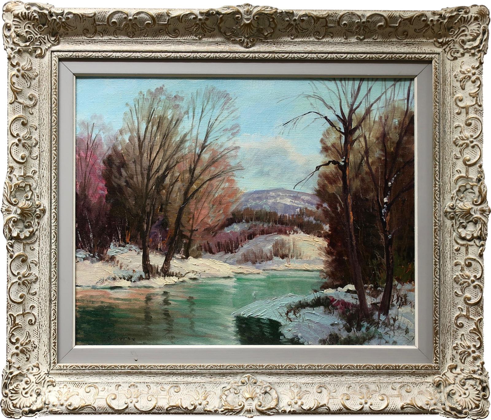 Sydney Martin Berne (1921-2013) - Untitled (Winter River Study)