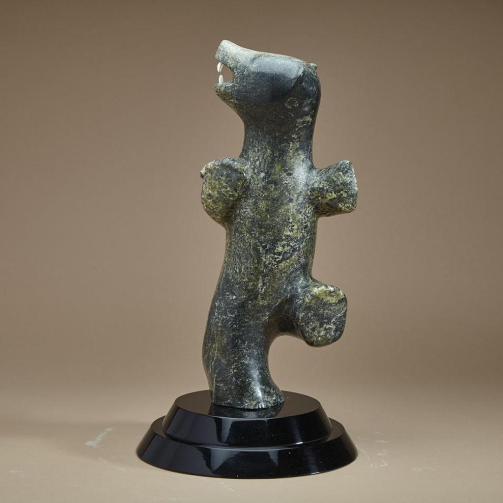Pauta Saila (1916-2009) - Dancing Polar Bear With Inset Teeth