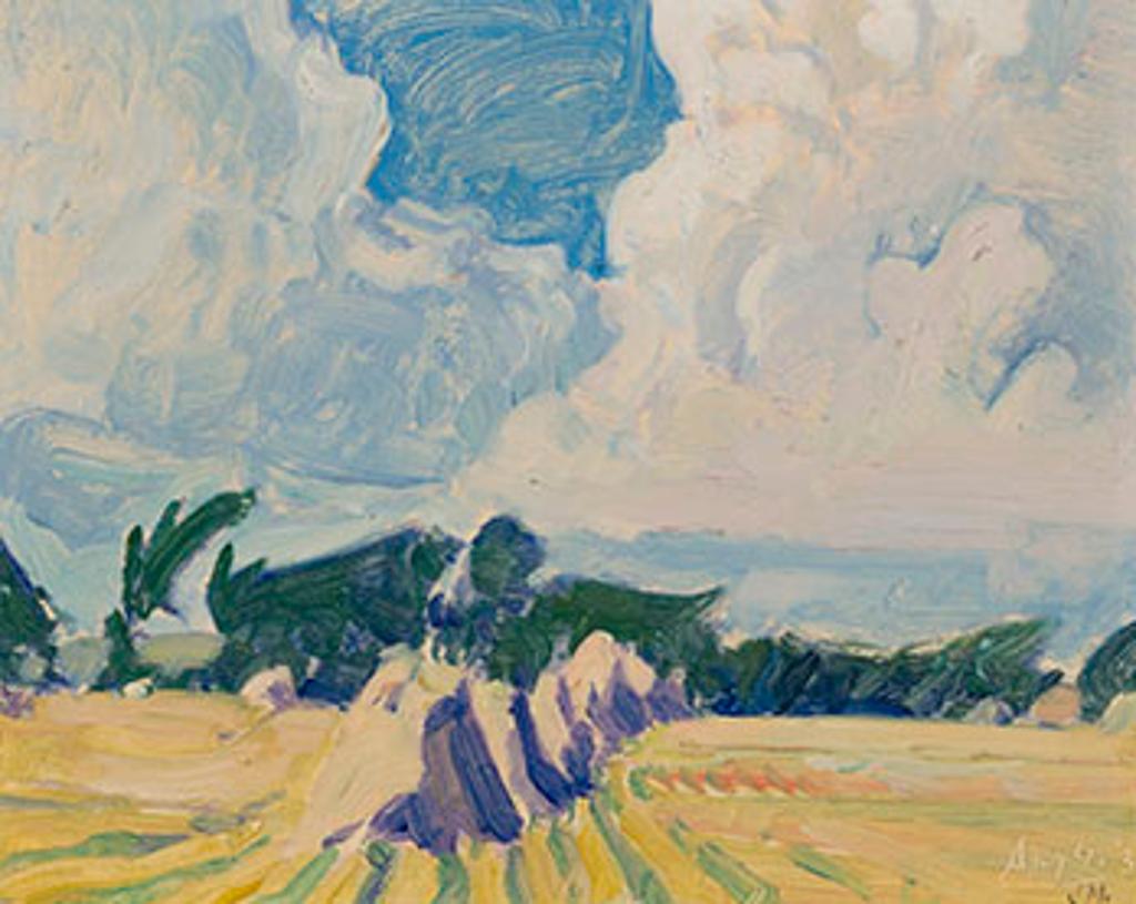 James Edward Hervey (J.E.H.) MacDonald (1873-1932) - Harvest Field, Thornhill