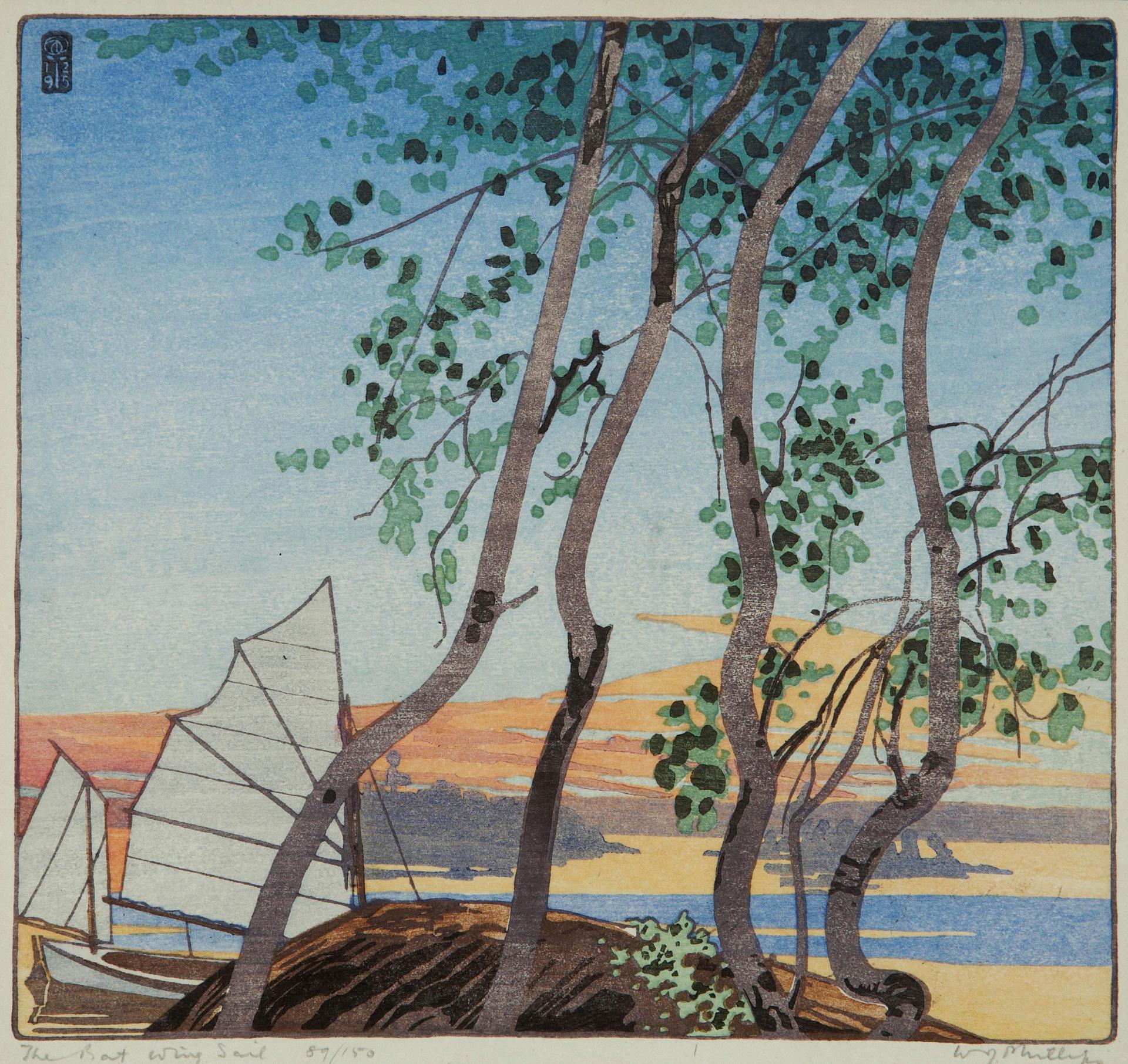 Walter Joseph (W.J.) Phillips (1884-1963) - The Bat Wing Sail