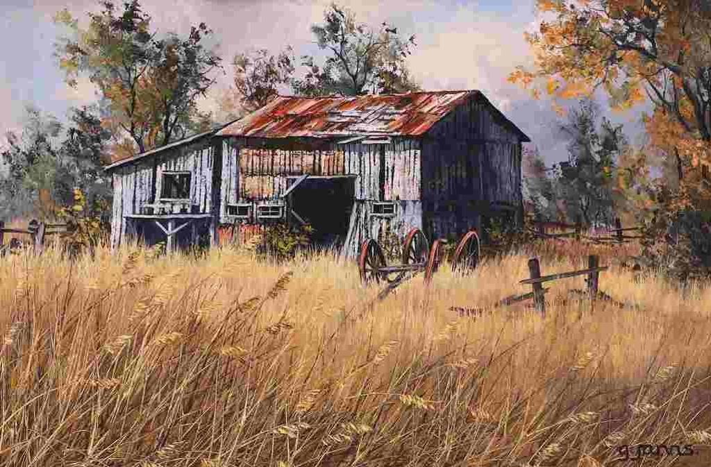 Georgia Jarvis (1944-1990) - Abandoned Barn