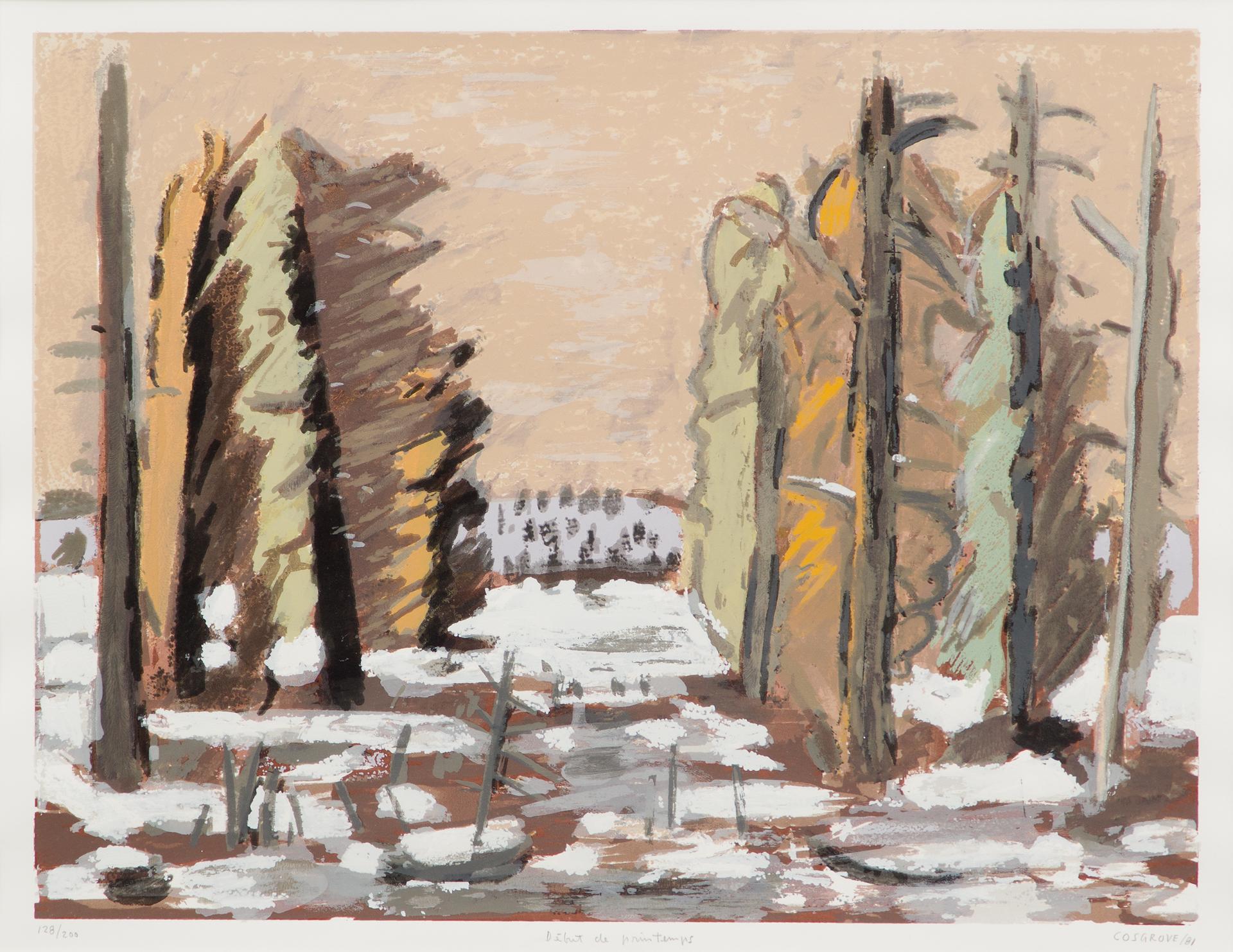 Stanley Morel Cosgrove (1911-2002) - Début de printemps, 1981