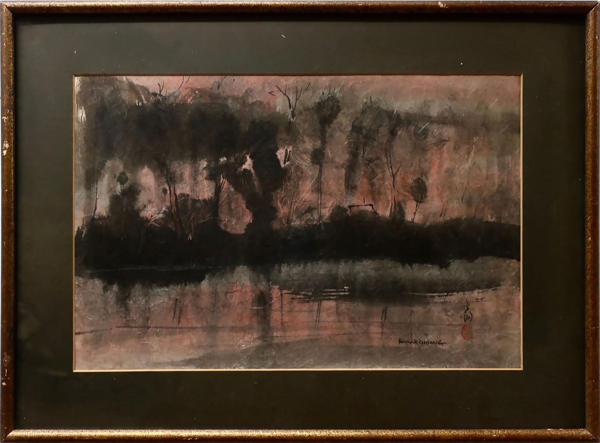 Kam Kow Choong (1934) - Untitled (Evening Glow)