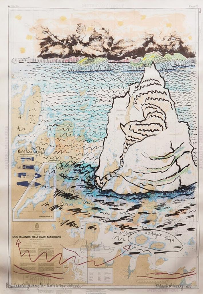 Anne Meredith Barry (1932-2003) - Coastal Journey #2- Past the Dog Islands
