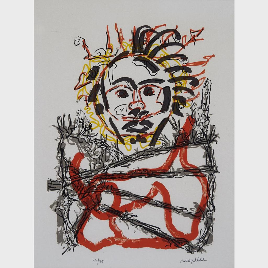 Jean-Paul Riopelle (1923-2002) - Galarneau, From Parler De Corde (Text By  Pierre Schneider), 1972