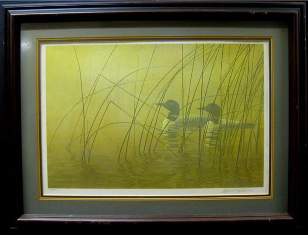 Robert Mclellan Bateman (1930-1922) - Misty Morning - Loons