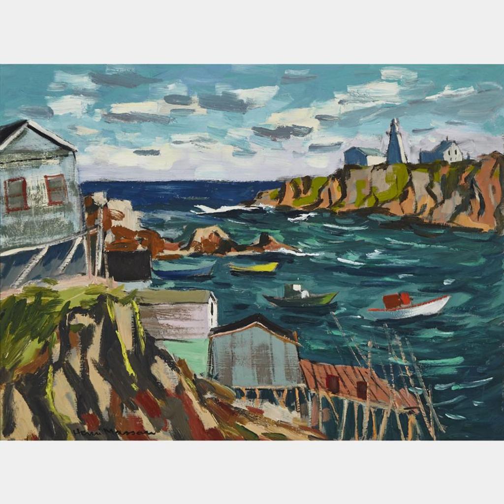 Henri Leopold Masson (1907-1996) - Entrance To St. John’S - Harbour, Nfld.