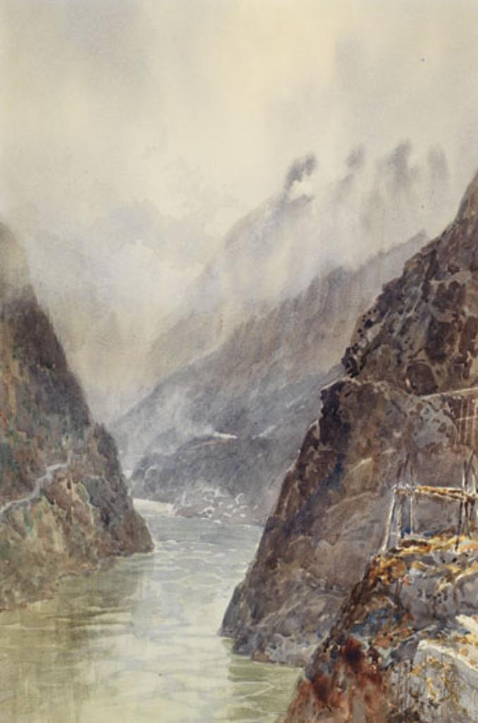 Frederic Martlett Bell-Smith (1846-1923) - A Gorge in the Rockies