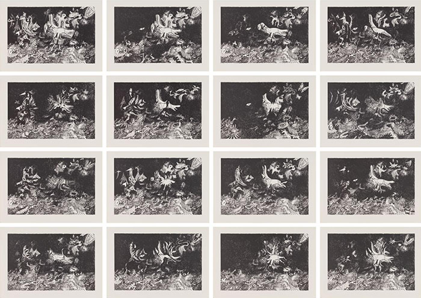 Jack Leaonard Shadbolt (1909-1998) - Night Garden Transformations