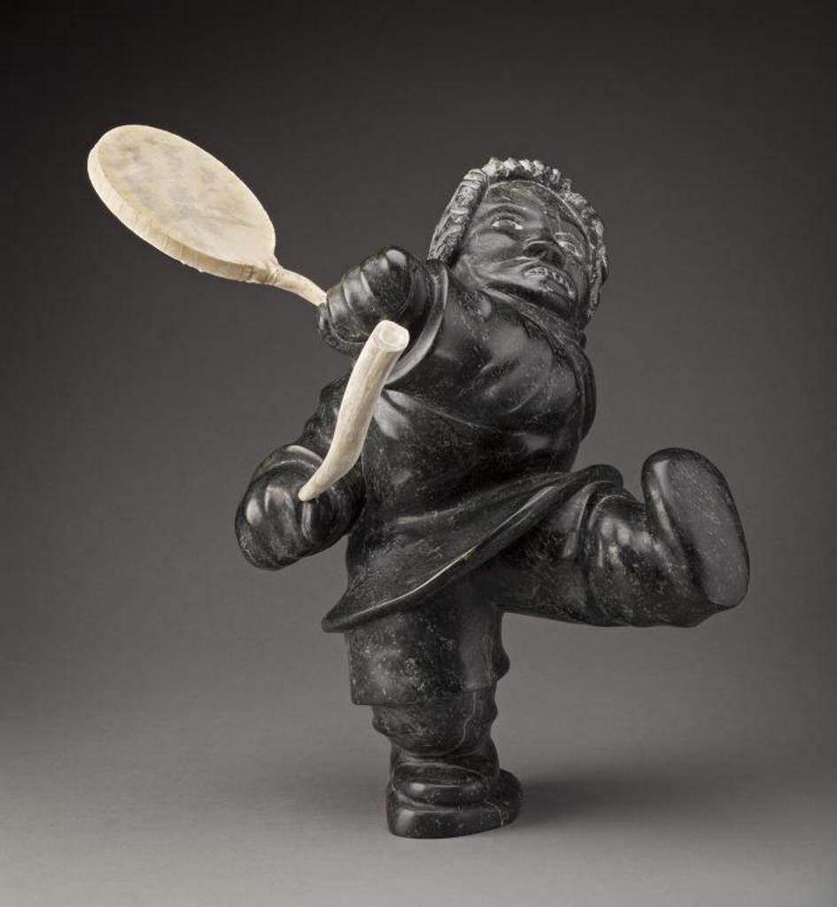 Aqjangajuk (Axangayu) Shaa (1937-2019) - stone and antler