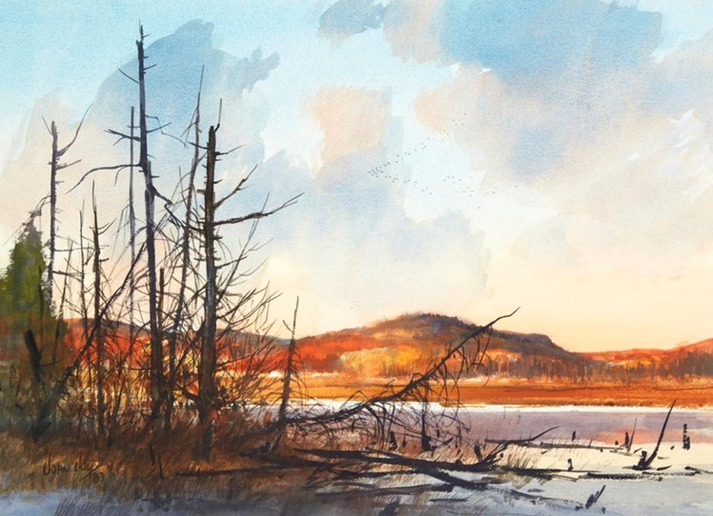 John Joy (1925-2012) - Landscape at Dusk