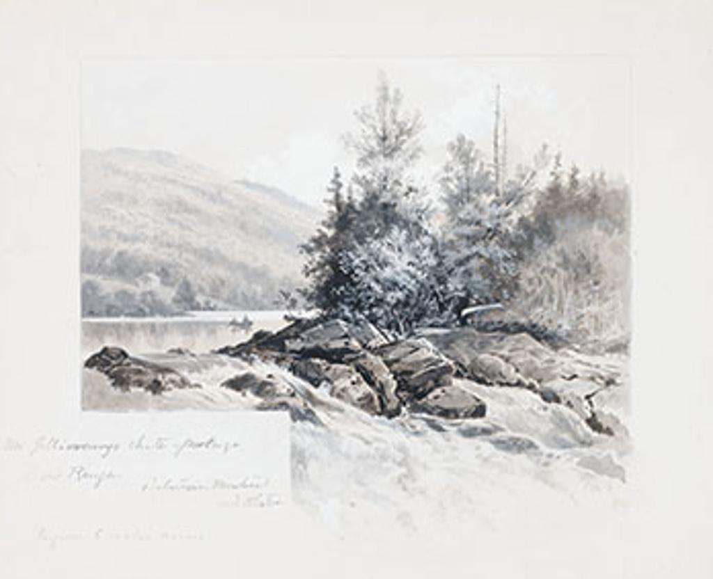 Lucius Richard O'Brien (1832-1899) - McGillivrays Chute - Portage, River Rouge, Between Montreal and Ottawa