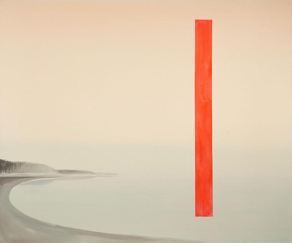 Wanda Koop (1951) - Landscape With Red Bar