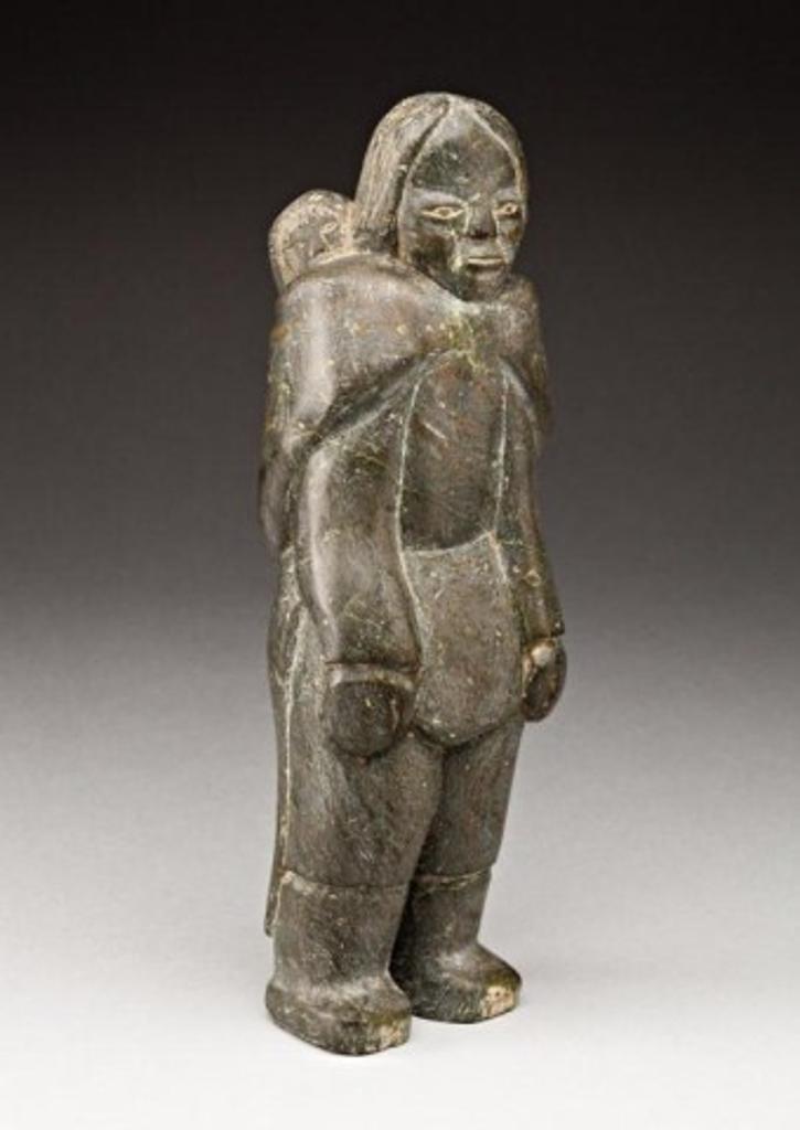 Mannumi Shaqu (1917-2000) - Standing mother and child, 1973
