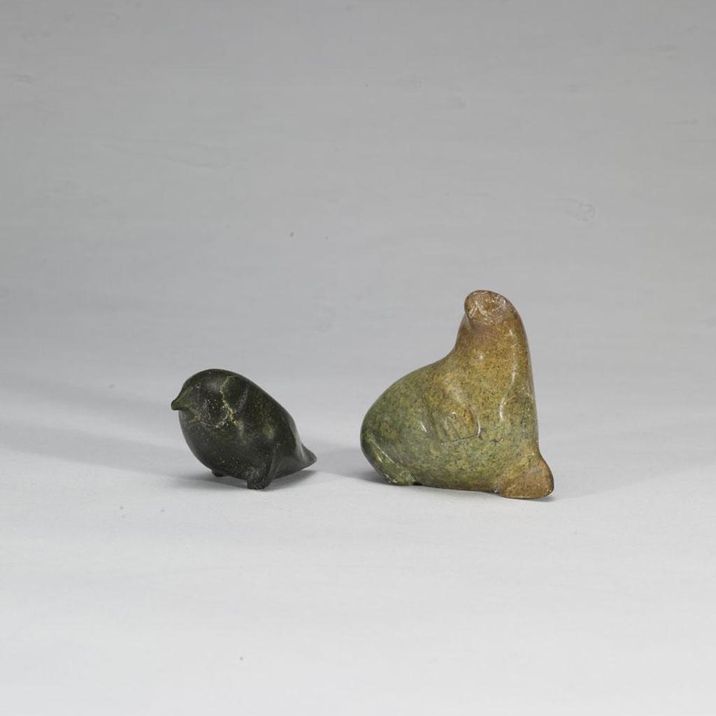 Youly Nuqingaq - Raven Chick; Seal Sitting