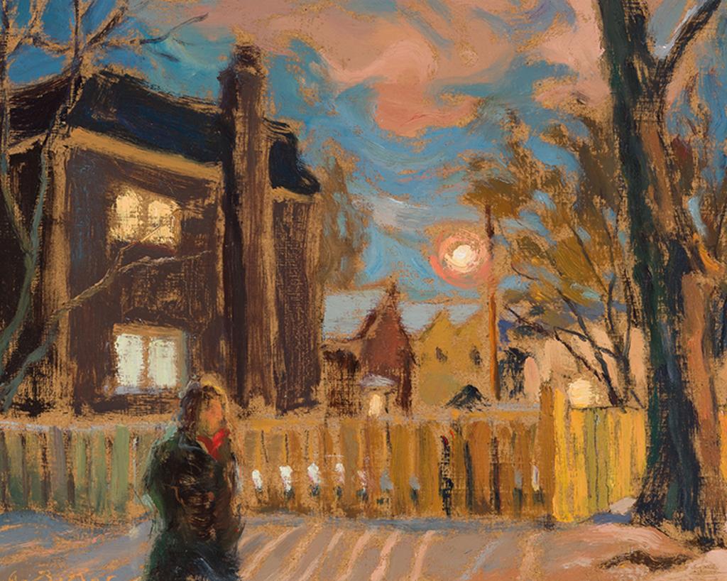 Antoine Bittar (1957) - The Yellow Fence, Montreal