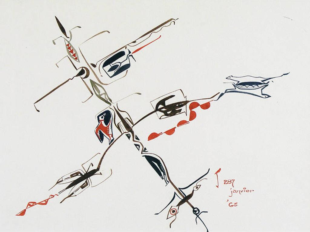 Alex Simeon Janvier (1935-2024) - Untitled