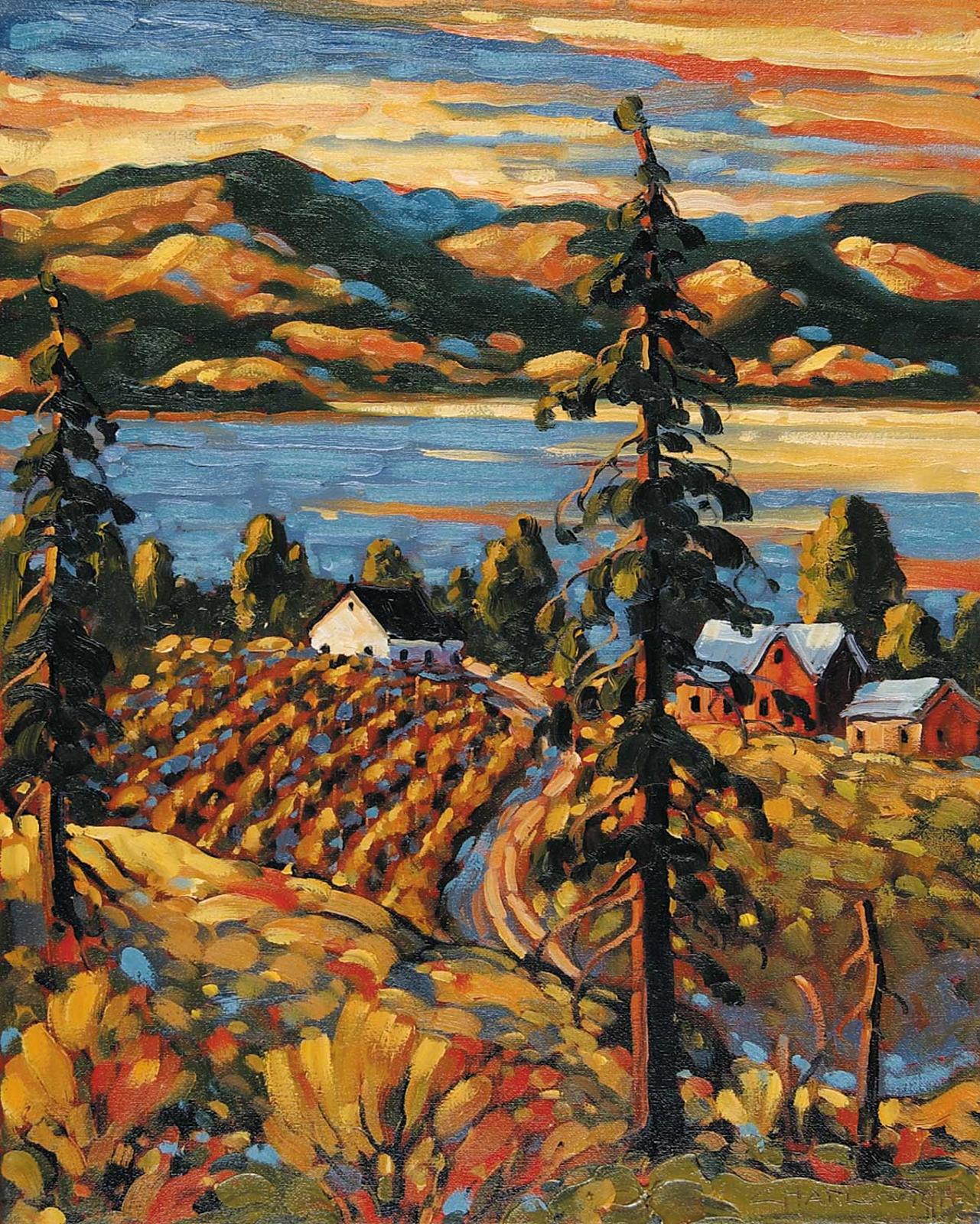 Rod Charlesworth (1955) - Vineyard Late Light