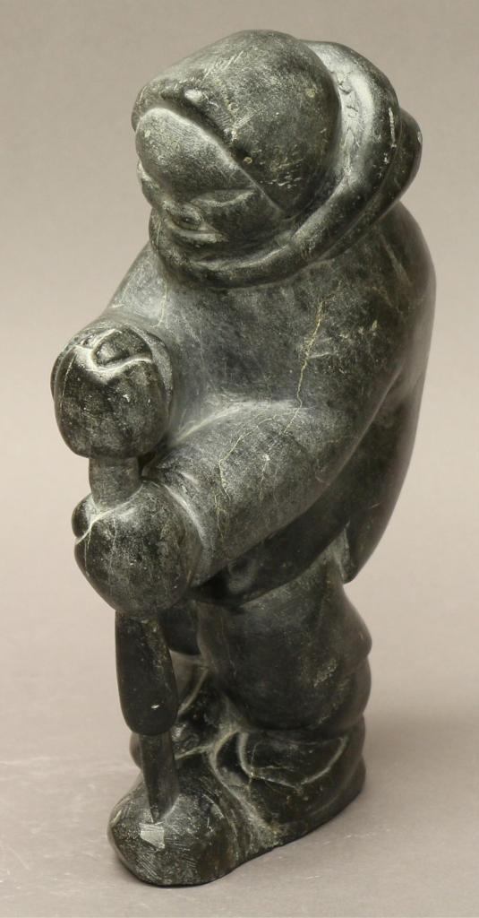 Daniel Inukpuk (1942-2015) - Inuk With Snow Knife