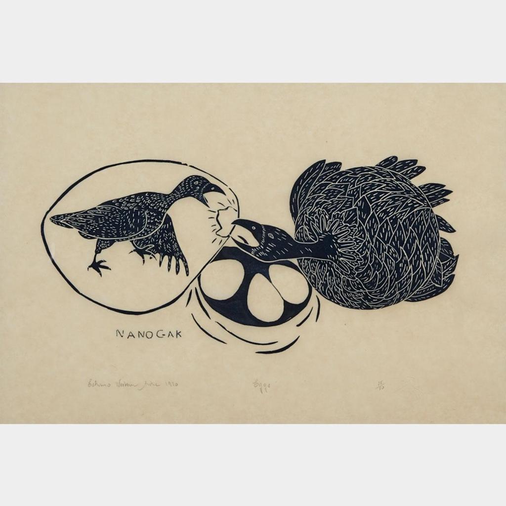 Agnes Nanogak (1925-2001) - Eggs