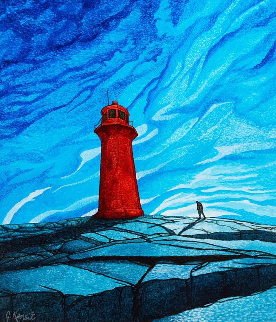 Gregory Kensit - Landscape with Lighthouse