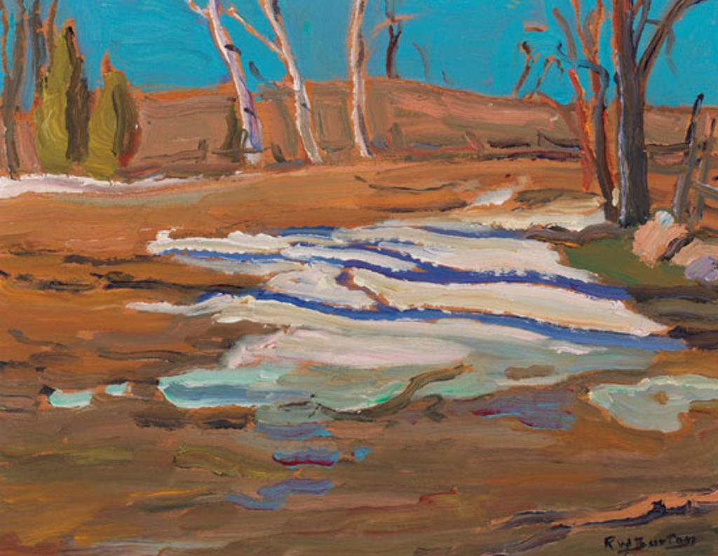 Ralph Wallace Burton (1905-1983) - Last of the Snow Near Middleville, Ontario, Lanark County
