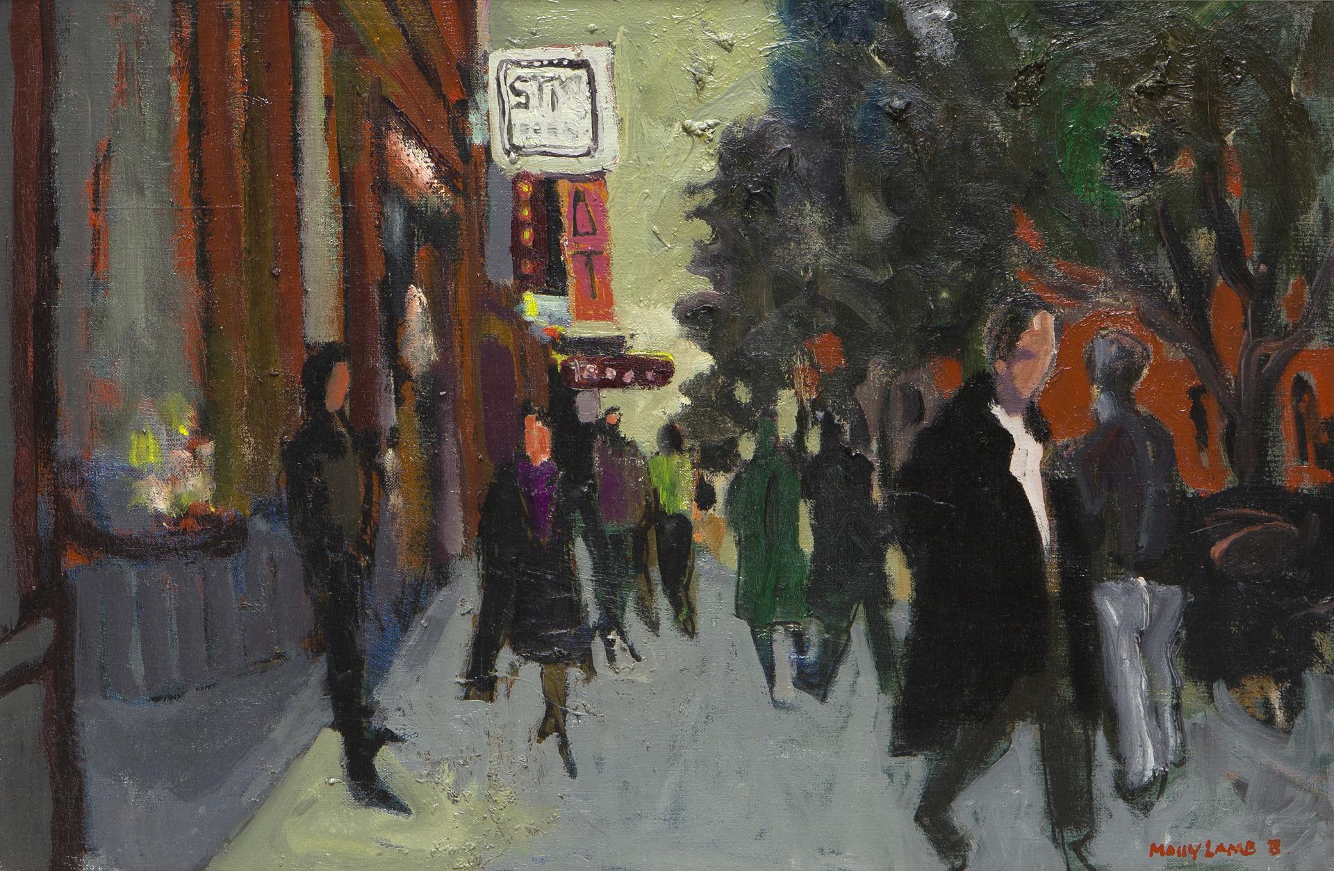 Molly Joan Lamb Bobak (1922-2014) - Queen Street, Fredericton