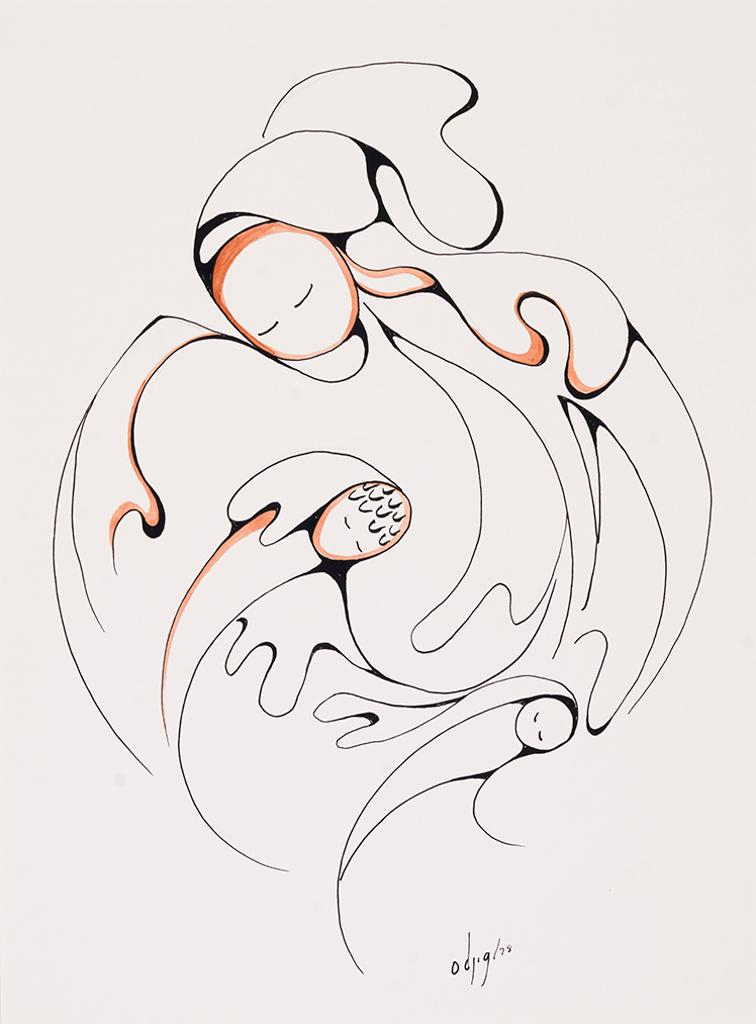 Daphne Odjig (1919-2016) - Getting Their Wings