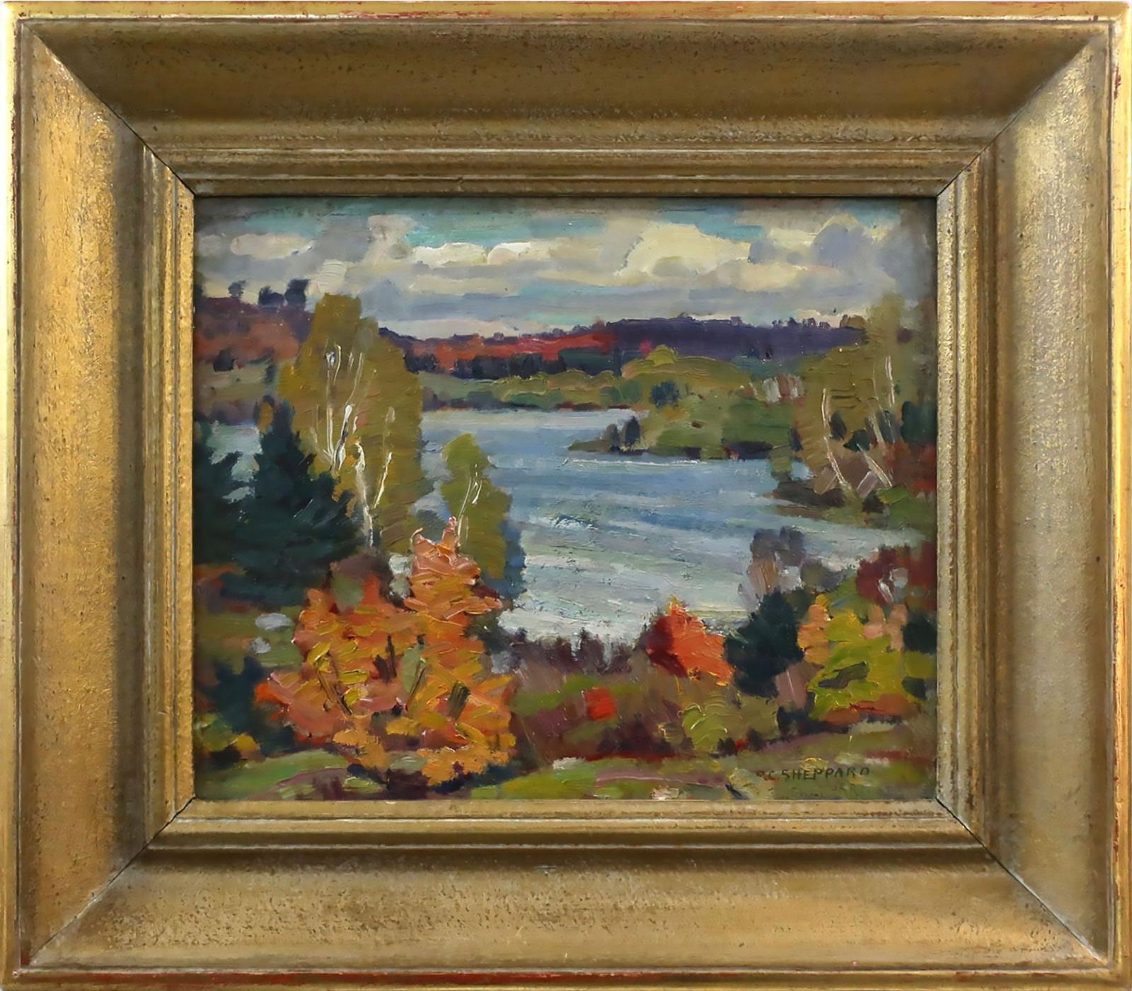 Peter Clapham (P.C.) Sheppard (1882-1965) - Untitled (Fall Lake Scene)