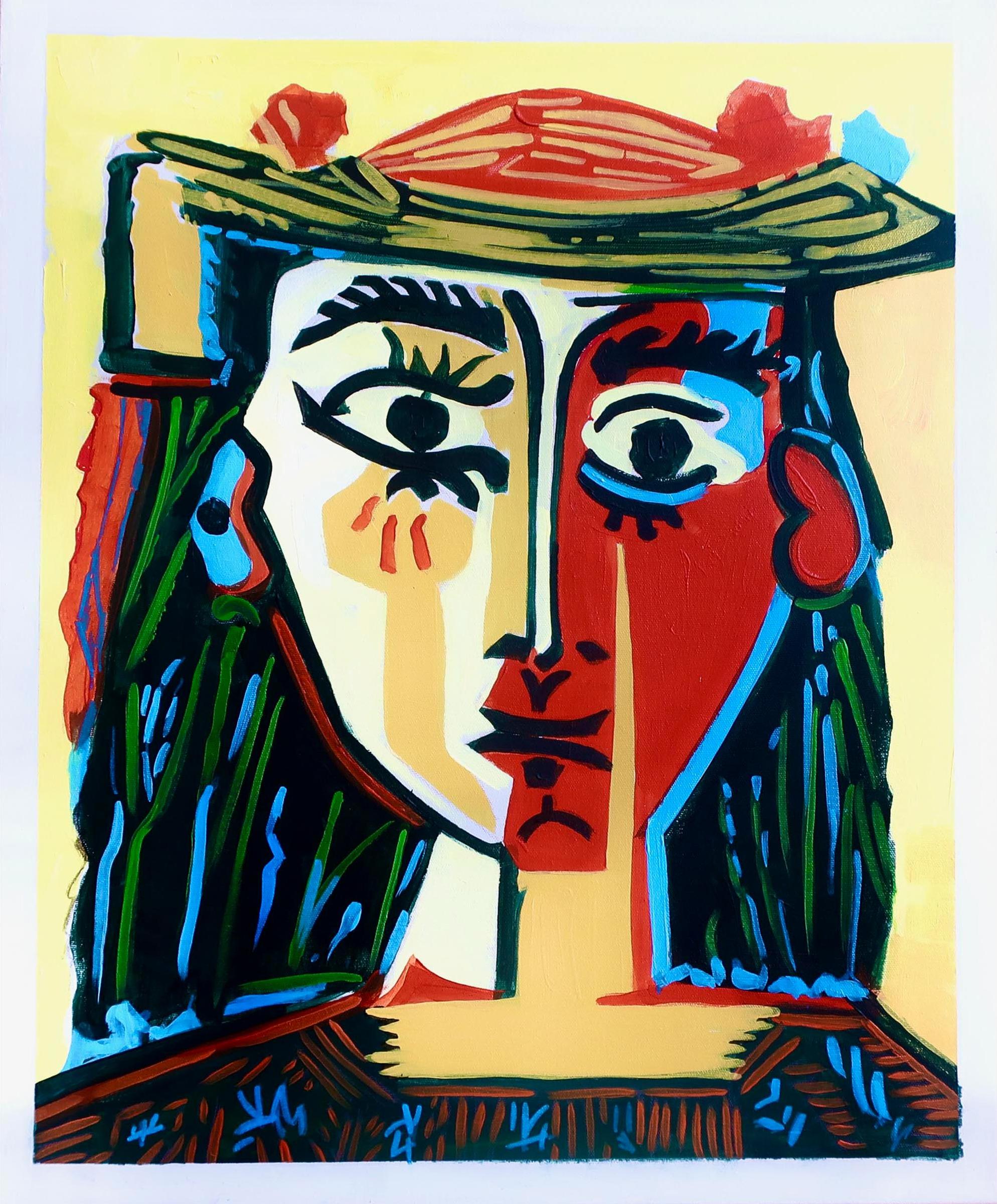 Alex Korenfeld (1944) - Head Of A Woman In A Hat