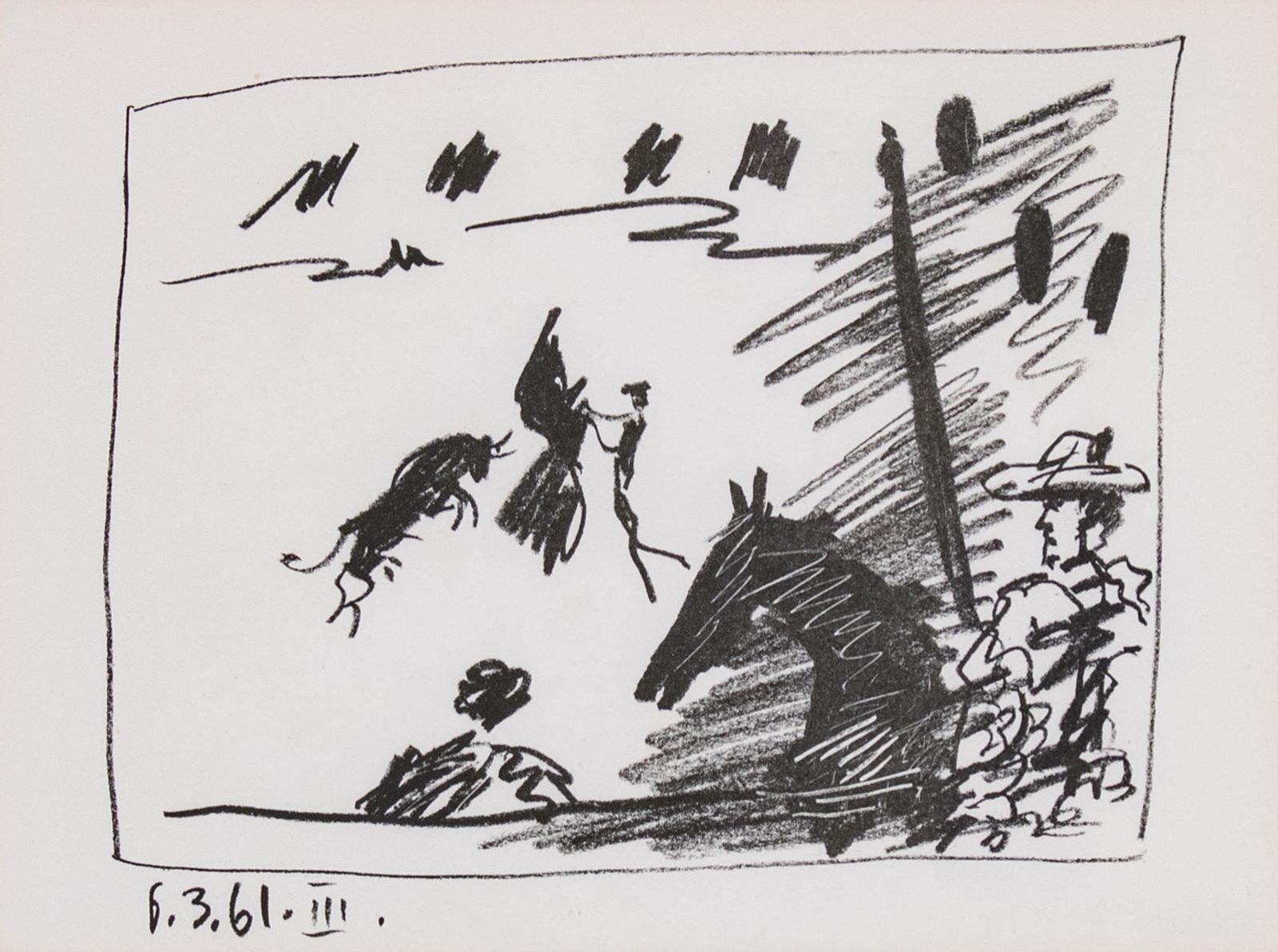Pablo Ruiz Picasso (1881-1973) - Jeu De La Cape (Iii), From A Los Toros Avec Picasso; 1961