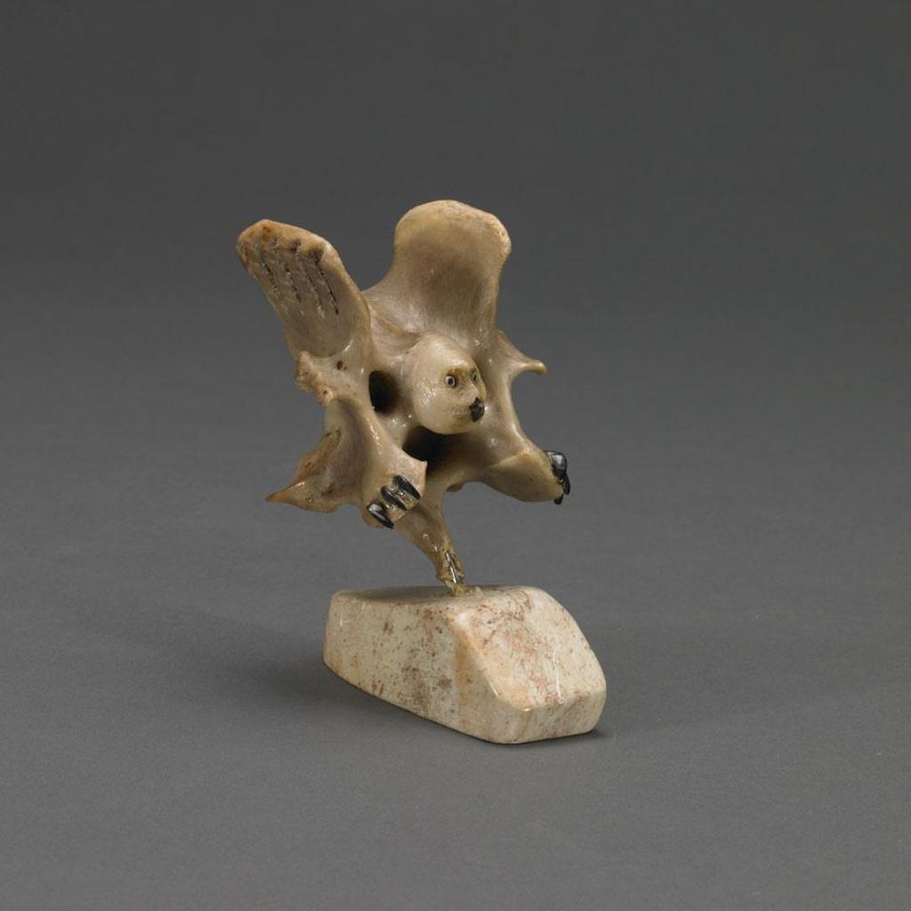 Manasie Akpaliapik (1955) - Bird On Base