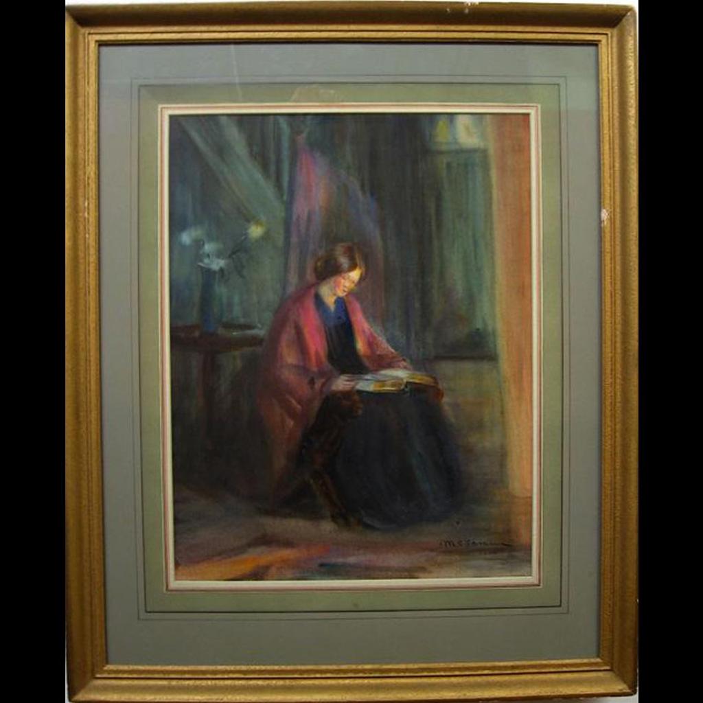 Matilda S. Samuel (1860) - Woman Reading; Woman In Deep Thought