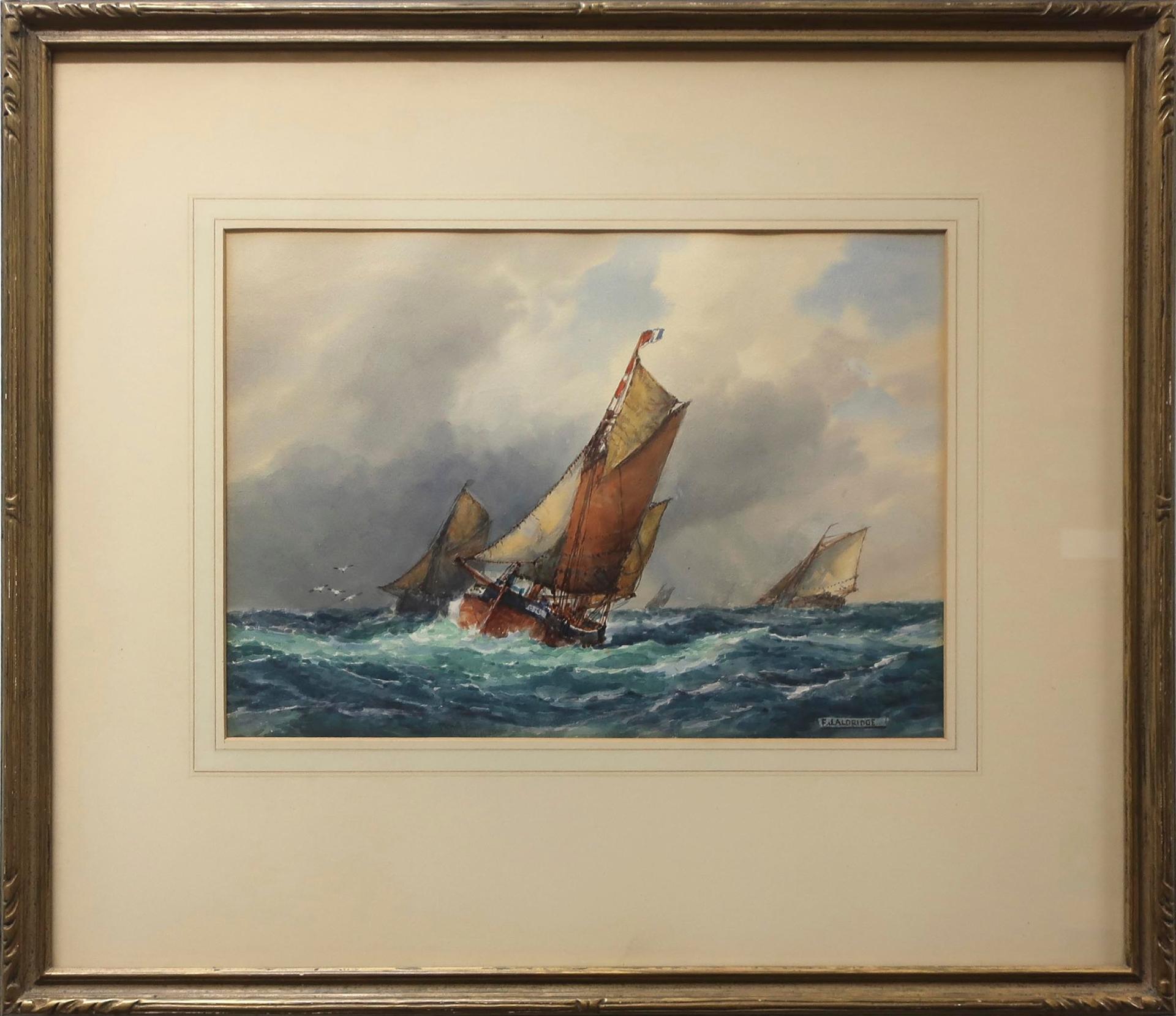 Frederick James Aldridge (1850-1933) - A Coming Squall