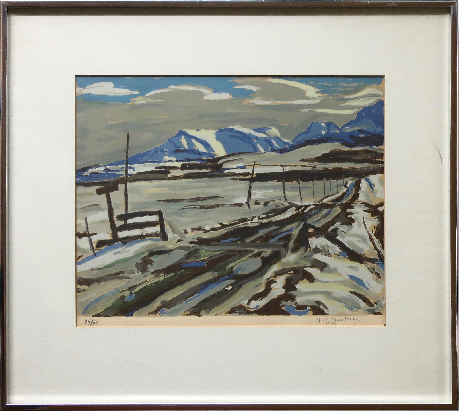 Alexander Young (A. Y.) Jackson (1882-1974) - Country Road - Winter