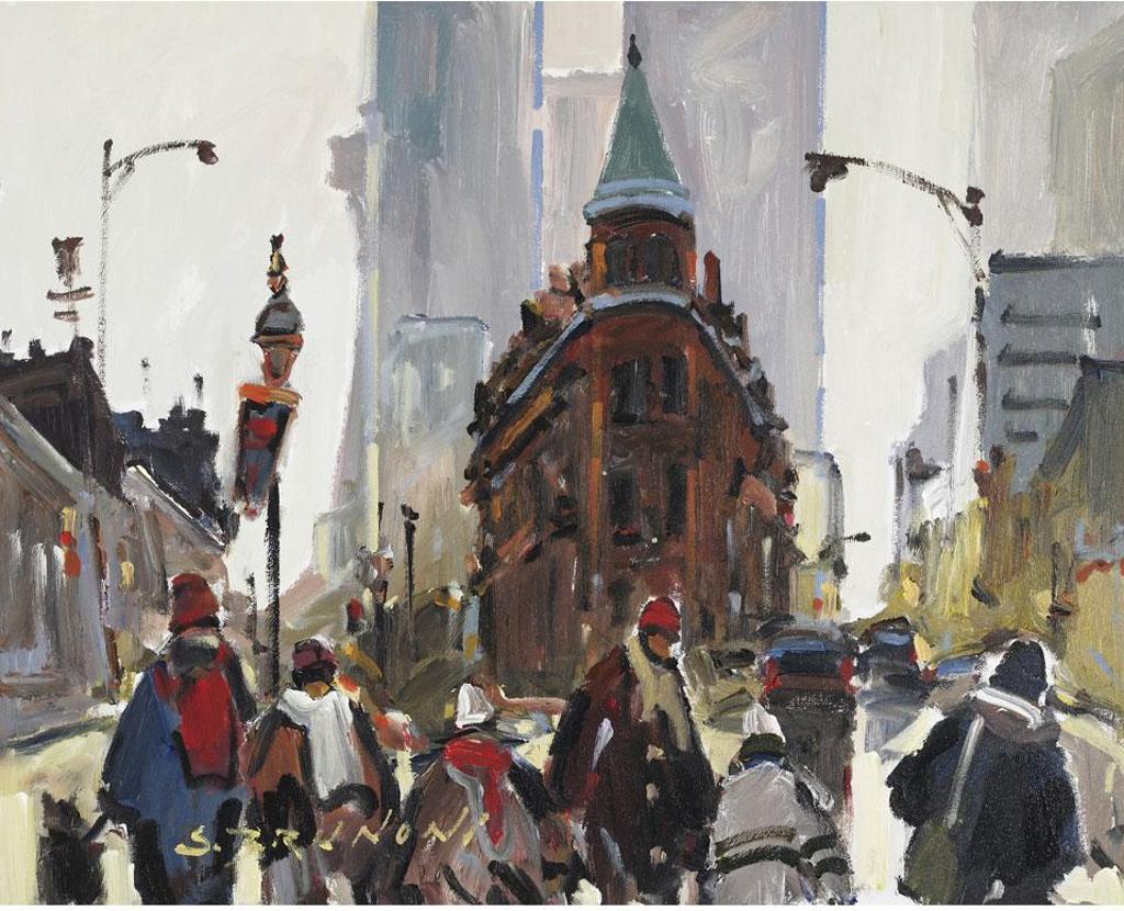 Serge Brunoni (1938-2020) - Flat Iron Building, Toronto