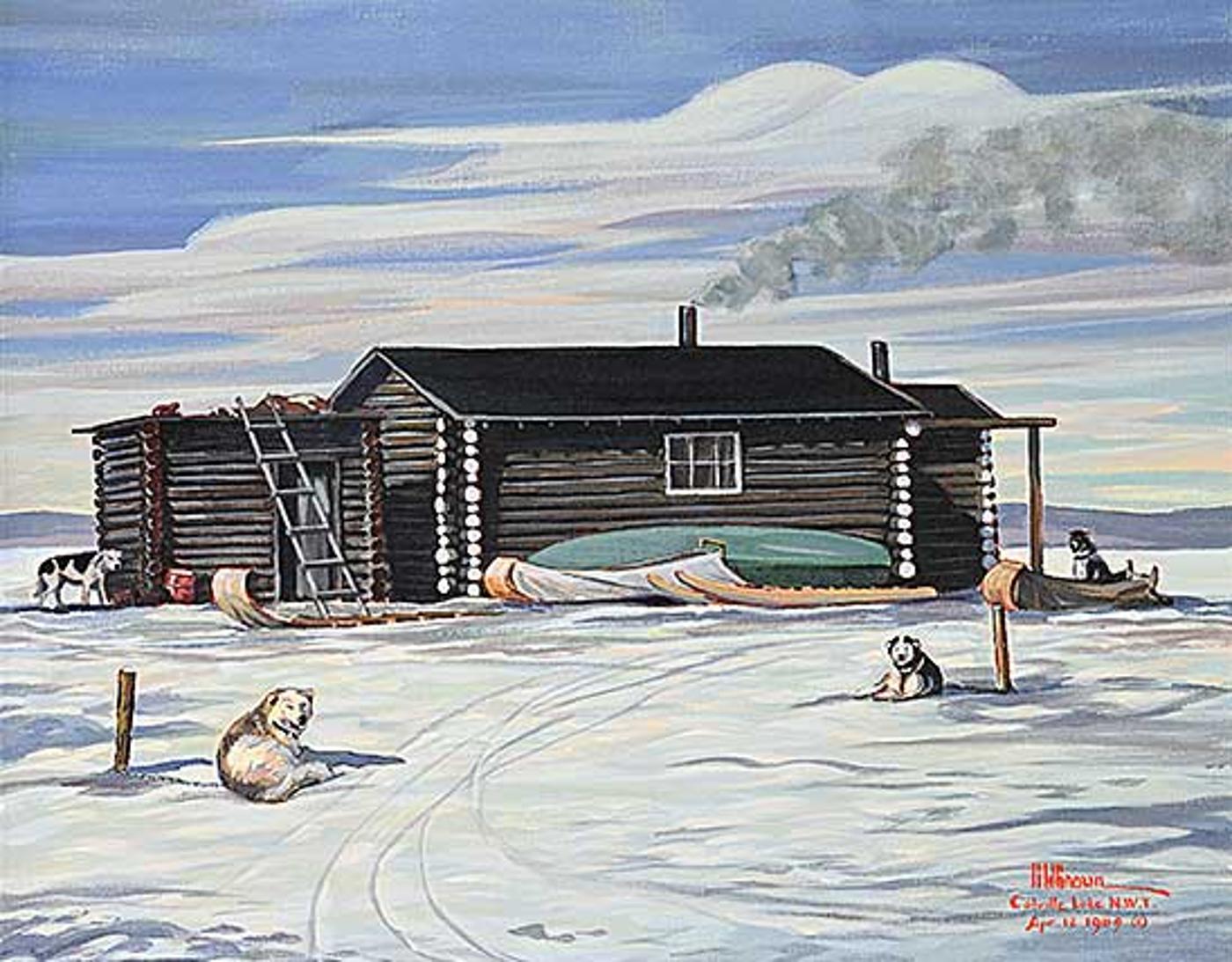 Bern Will Brown (1920-2014) - Johnny's Cabin