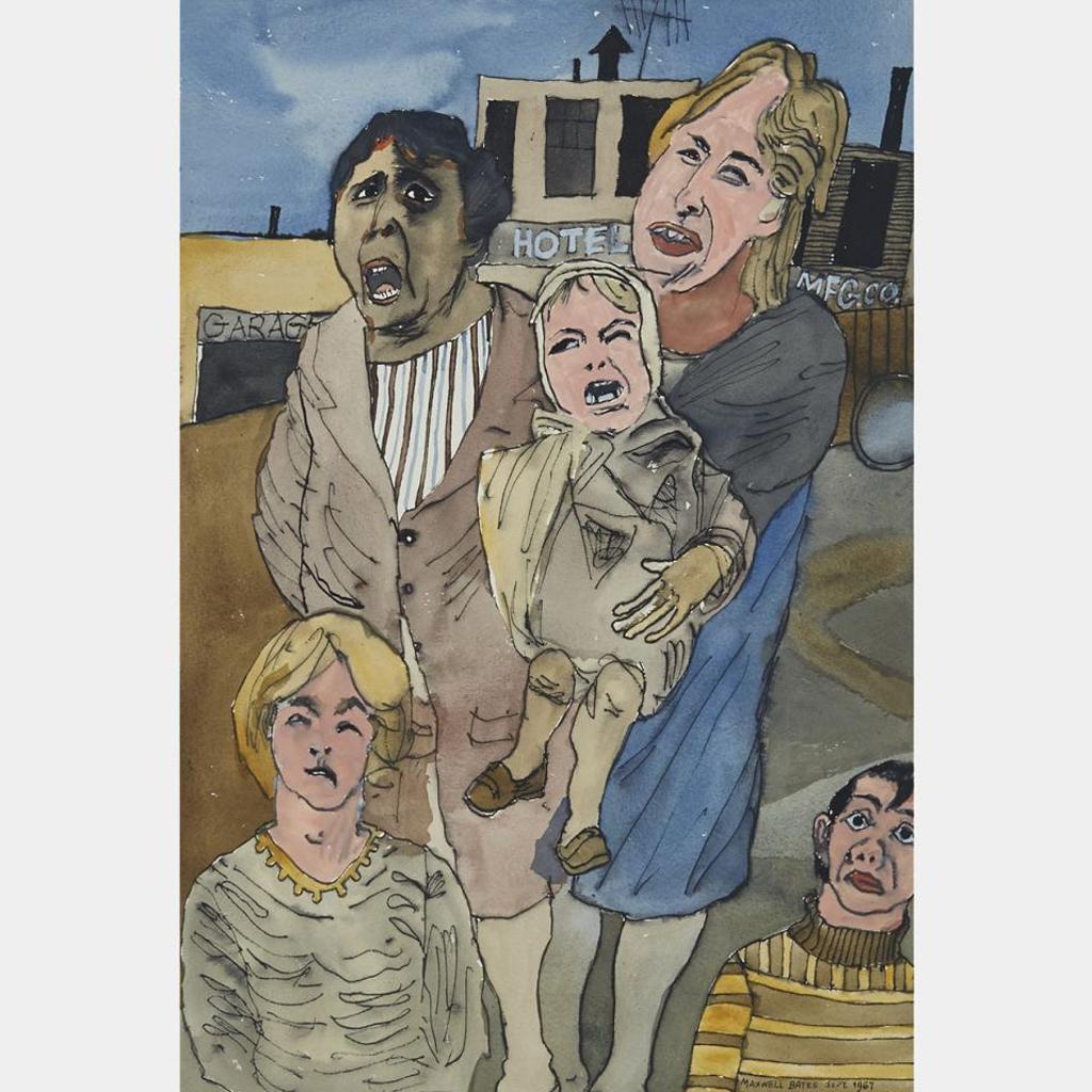 Maxwell Bennett Bates (1906-1980) - Eviction