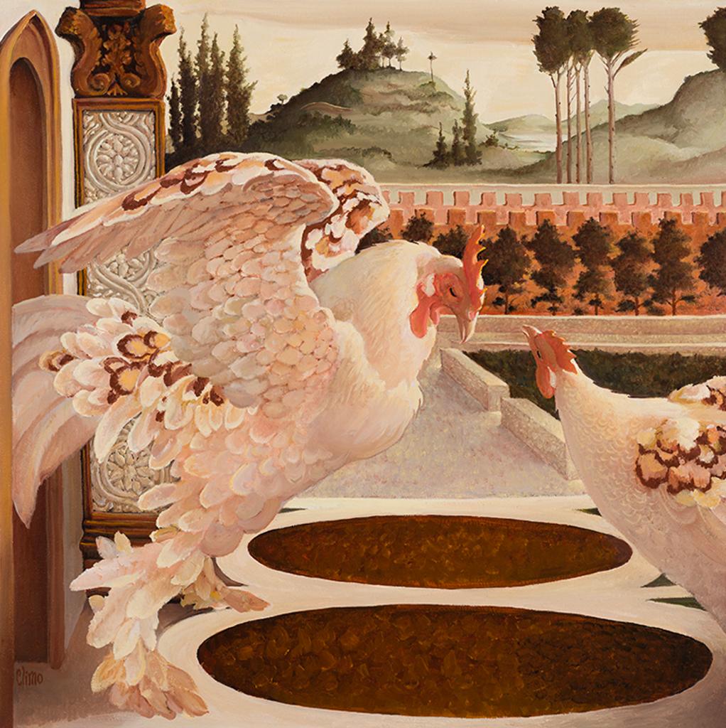 Lindee Climo (1948) - After a Botticelli Annunciation Detail