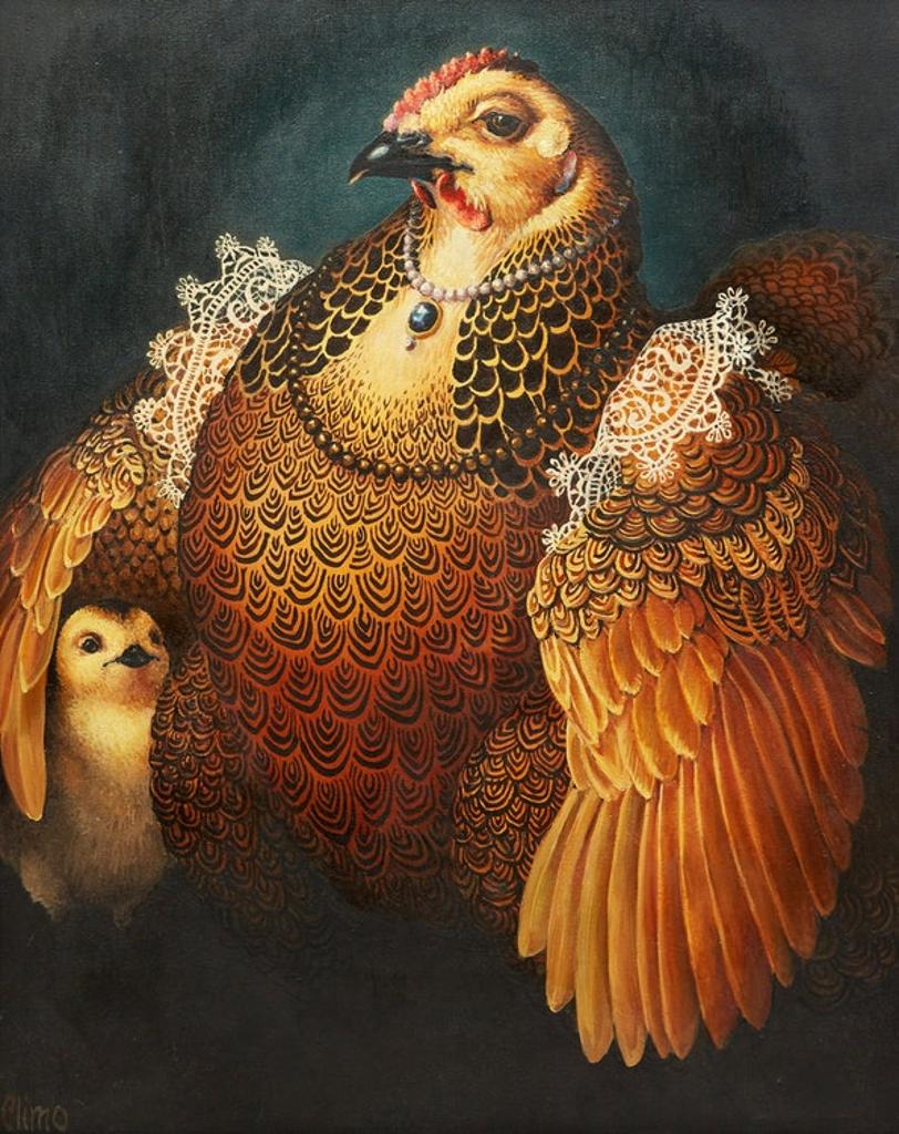 Lindee Climo (1948) - Partridge Rock Hen as Eleonora of Toledo (after Bronzino)