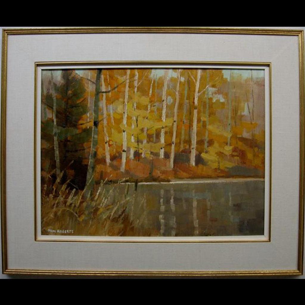 Thomas Keith (Tom) Roberts (1909-1998) - October Birches At The Pond